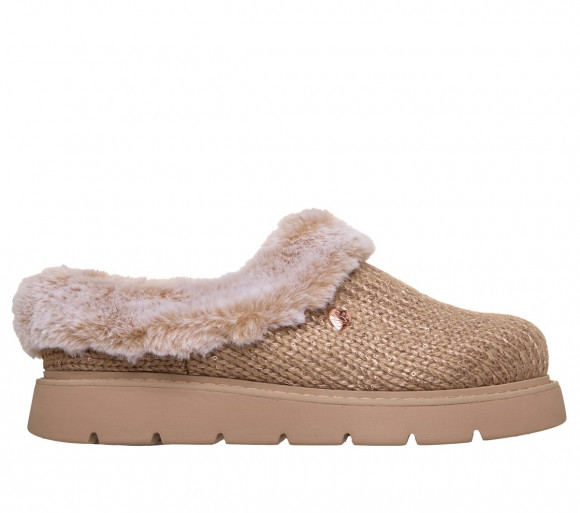 Skechers Women's Relaxed Fit: BOBS Keepsakes Lite - B Bright Slipper in Light Tan - 114668