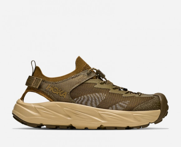 HOKA Men's Hopara 2 Hiking Sandals in Sepia/Barley - 1147650-SPBR