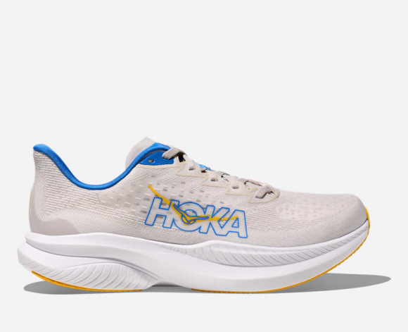 HOKA Men's Mach 6 Road Running Shoes in Stucco/Grout - 1147790-SCCG