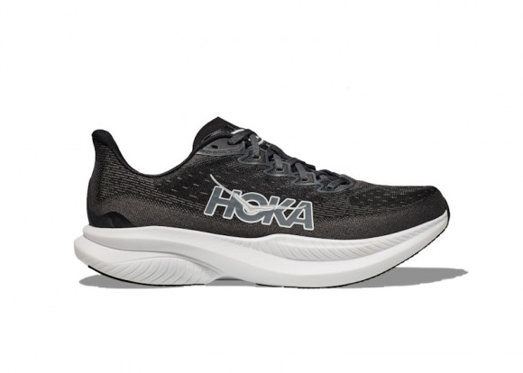 HOKA Women's Mach 6 Shoes in Black/White - 1147810-BWHT