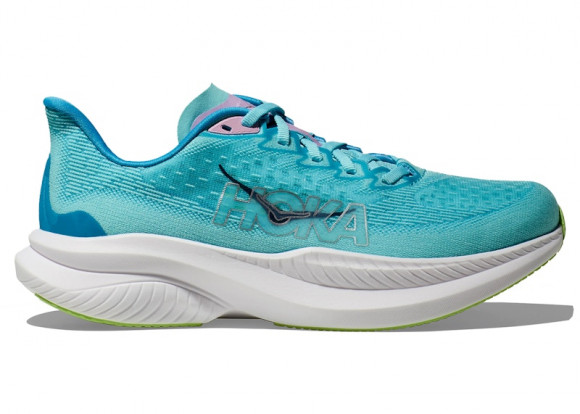 HOKA Women's Mach 6 Road Running Shoes in Cloudless/Waterpark - 1147810-CSSW