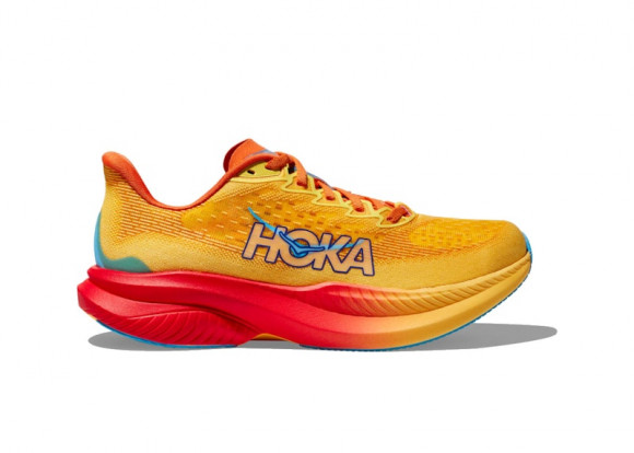 HOKA Women's Mach 6 Shoes in Poppy/Squash - 1147810-PYS