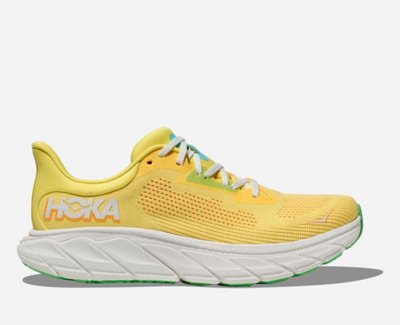 HOKA Arahi 7 Chaussures en Lemonade/Solar Flare | Route - 1147850-LRF