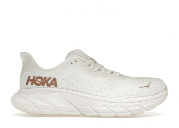 HOKA Women's Arahi 7 in Blanc De Blanc/Rose Gold - 1147851-BSG