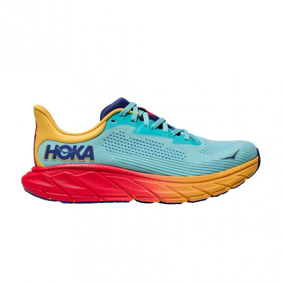 HOKA Arahi 7 2E Wide 'Cloudless Poppy' | Teal | Men's Size 12 - 1147870-CSPP