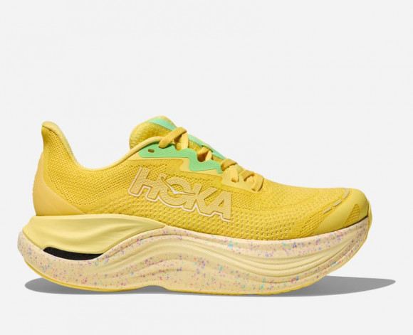 HOKA Women's Skyward X Road Running Shoes in Lemonade/Sunlight - 1147912-LNL