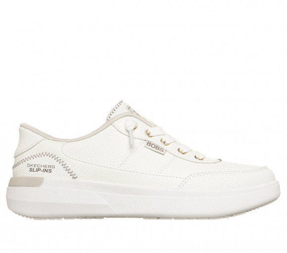 Skechers Women's Slip-ins: BOBS Skip Cloud - Pearl Steps Sneaker in White - 114914
