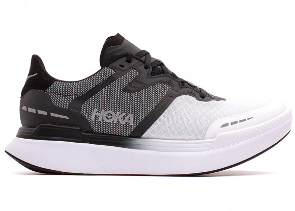 HOKA Transport X Shoes in Black/White - 1152450-BWHT