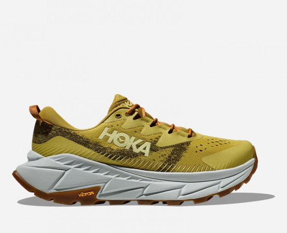 HOKA Skyline-Float X Chaussures en Golden Lichen/Dark Olive | Randonnée - 1153350-GLDO