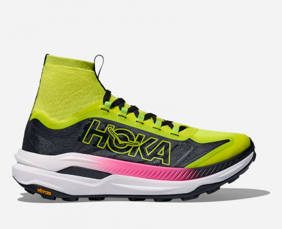 HOKA Men's Tecton X 3 in Neon Hoka Citrus/Black - 1155112-NHK