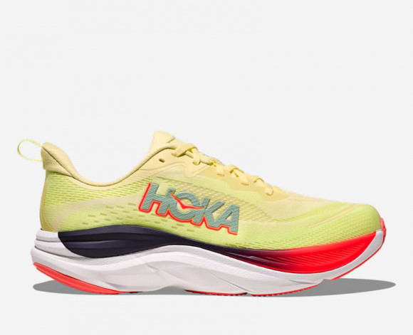 HOKA Women's Skyflow Road Running Shoes in Sunlight/Neon Yuzu - 1155113-SYZ