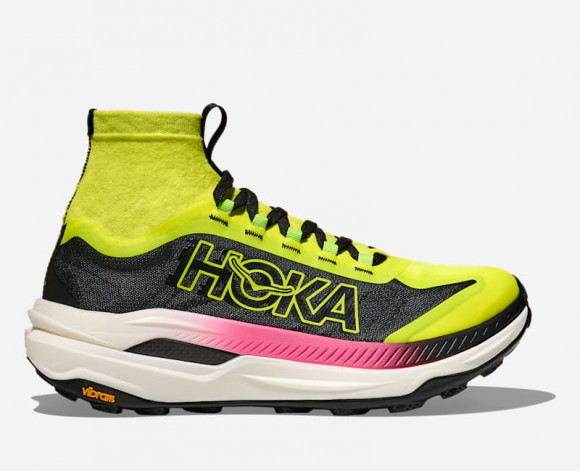 HOKA Women's Tecton X 3 in Neon Hoka Citrus/Black - 1155114-NHK