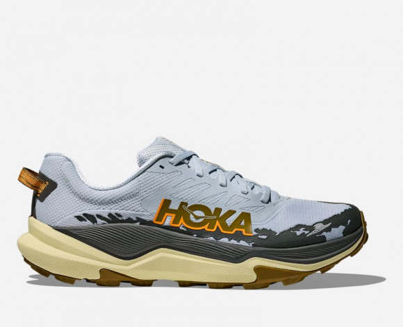 HOKA Men's Torrent 4 Trail Shoes in Mineral Blue/Asphalt Grey - 1155115-MPH
