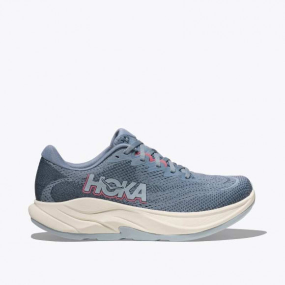 HOKA Women's Rincon 4 Road Running Shoes in Washed Blue/Faded Navy - 1155131-WFD