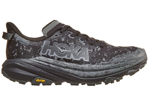 HOKA Women's Speedgoat 6 GORE-TEX Trail Shoes in Black/Outer Orbit - 1155151-BCKT