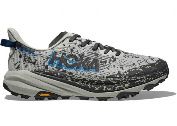 HOKA Women's Speedgoat 6 GORE-TEX Trail Shoes in Cosmic Grey/Asteroid - 1155151-CSMCG