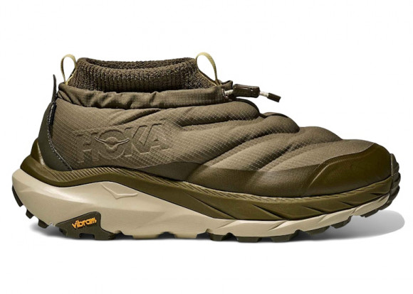HOKA Men's Kaha 2 Frost Moc GORE-TEX Lifestyle Shoes in Antique Olive/Spruce Green - 1155210-AVS