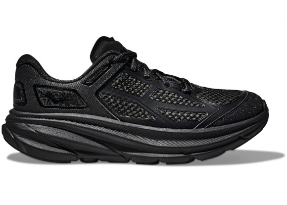 HOKA ONE ONE U Clifton One9 Sneaker in Black/Carbon Black - 1155370-BBNB