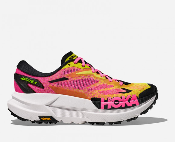 HOKA Men's Mafate X in Neon Hoka Citrus/Neon Rose - 1161990-NNH