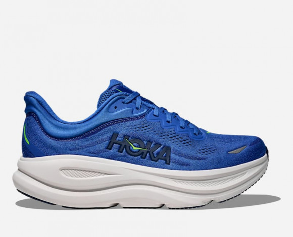 HOKA Men's Bondi 9 Road Running Shoes in Cobalt Blue/Ultramarine - 1162011-CBLL