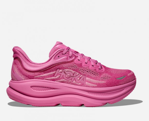 HOKA Men's Bondi 9 Road Running Shoes in Crabapple/Crabapple - 1162011-CBPPL