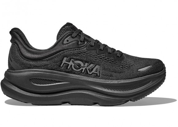 HOKA Women's Bondi 9 Road Running Shoes in Black - 1162012-BBLC