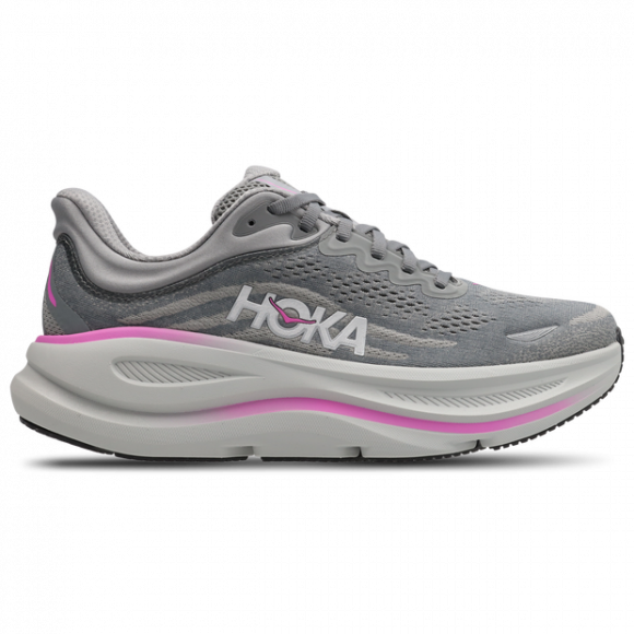 Hoka Bondi 9 Women's Sneakers - Silver - Size 3.5 - Mesh/Synthetic - 1162012-GYST