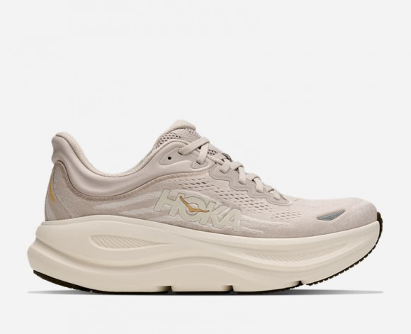 HOKA Bondi 9 Chaussures pour Femme en River Rock Grey/Alabaster | Running Sur Route - 1162012-RRCK