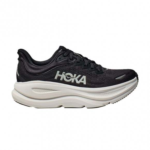 HOKA Bondi 9 2E Wide 'Black White' | Men's Size 9 - 1162013-BWHT