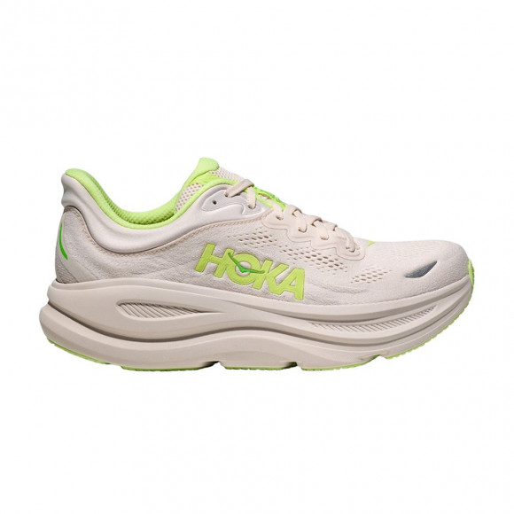 HOKA Bondi 9 2E Wide 'Grout Neon Yuzu' | Yellow | Men's Size 8 - 1162013-GYZ