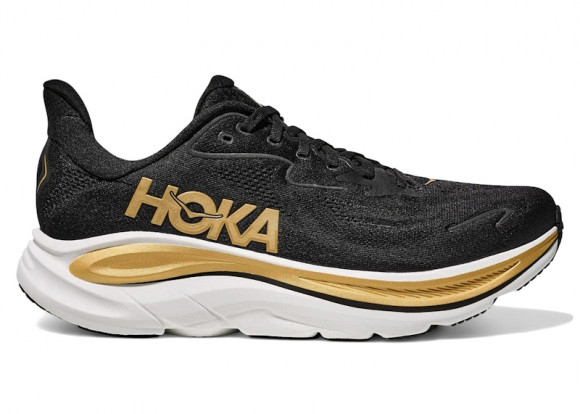 Hoka One One Clifton 10 Black Gold - 1162030-BKGD