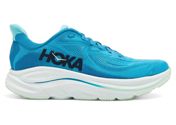 HOKA Men's Clifton 10 Road Running Shoes in Hoka Blue/Skyward Blue - 1162030-HSK