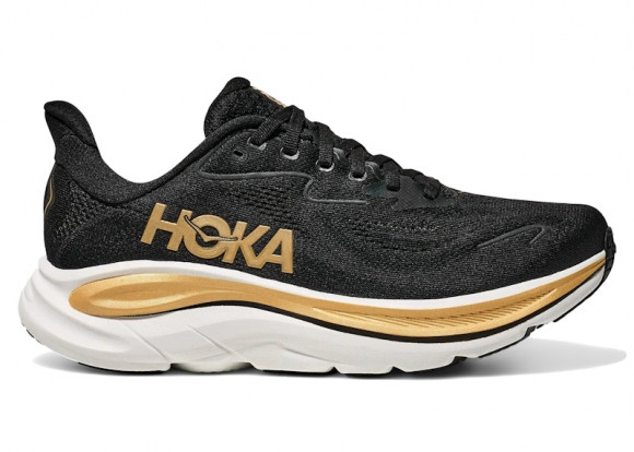 Hoka One One Clifton 10 Black Gold (Women's) - 1162031-BKGD