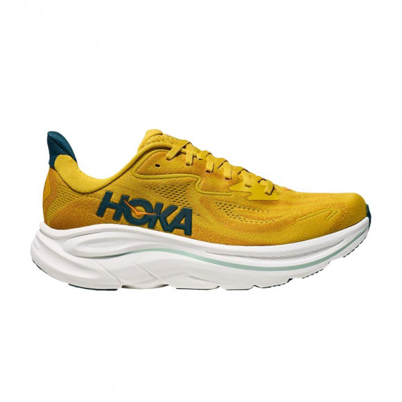 HOKA Clifton 10 2E Wide 'Yellow Gold Tidal Wave' | Men's Size 9 - 1162032-YDT