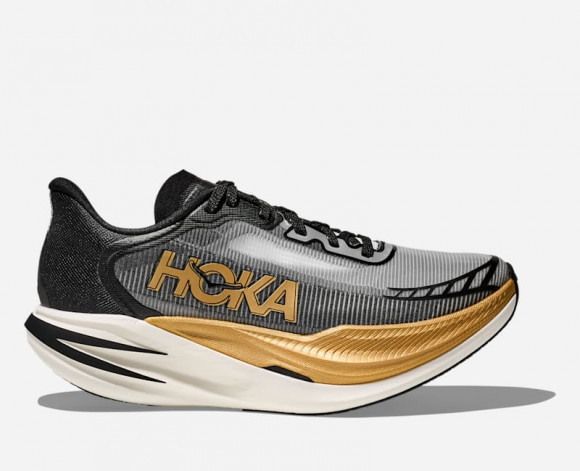 HOKA Cielo X1 2.0 Race Shoes in Black/Gold - 1162053-BKGD