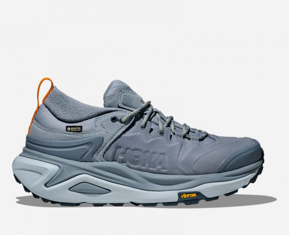 HOKA Men's Kaha 3 Low GORE-TEX Hiking Shoes in Washed Blue/Mineral Blue - 1162532-WMN