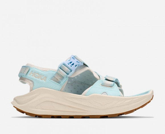 HOKA Women's Infini Hike TC Hiking Sandals in Glimmering Blue/Alabaster - 1162590-GBLL