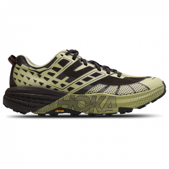 HOKA Speedgoat 2 Trail Shoes in Cast Iron/Oatgrass - 1162710-CGRS