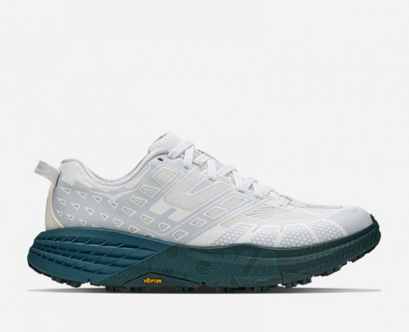 HOKA Speedgoat 2 Trail Shoes in Cosmic Grey/Bay Leaf - 1162710-CYBY