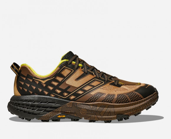 HOKA Speedgoat 2 Trail Shoes in Dark Chocolate/Black - 1162710-DCBK