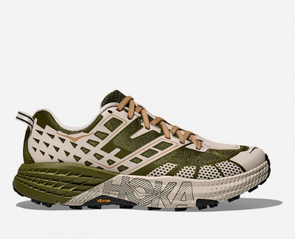 HOKA Speedgoat 2 in Moss Green/Rose Cream - 1162710-MRSC