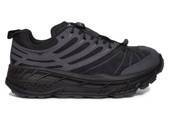 HOKA Elite Terrain System Stinson EVO OG Lifestyle Shoes in Black - 1166450-BBLC