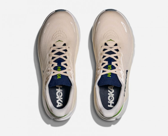 HOKA Men's Arahi 8 Road Running Shoes in Alabaster/Birch - 1168690-ALBST