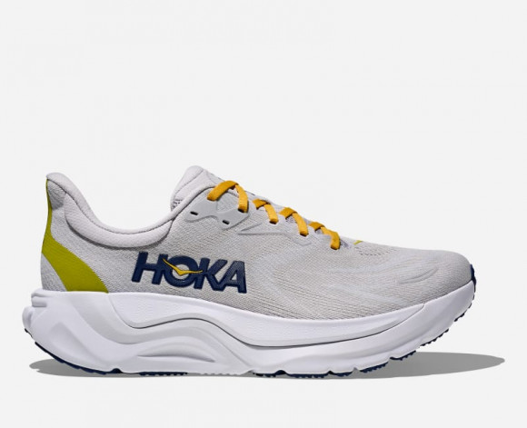 HOKA Men's Arahi 8 Road Running Shoes in Stardust/Cosmic Grey - 1168690-SSTC