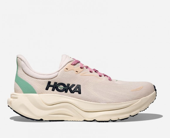HOKA Women's Arahi 8 Road Running Shoes in Rose Cream/Alabaster - 1168691-RCRM