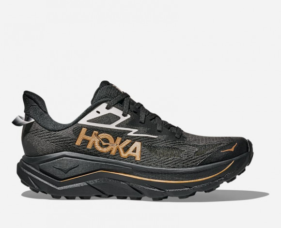 HOKA Men's Challenger 8 Road Running Shoes in Black/Gold - 1168716-BKGD