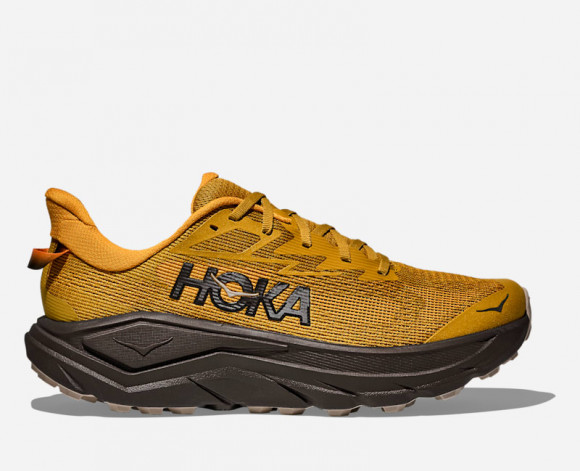 HOKA Men's Challenger 8 Road Running Shoes in Mustard Seed/Black - 1168716-MSTRD