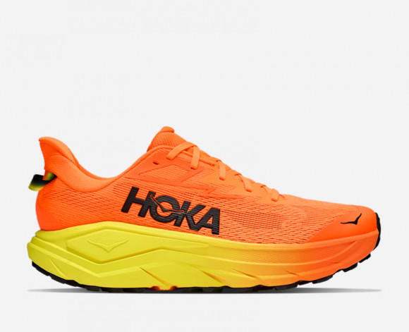 HOKA Challenger 8 Chaussures pour Homme en Neon Tangerine/Hoka Citrus | Running Sur Route - 1168716-NNGR