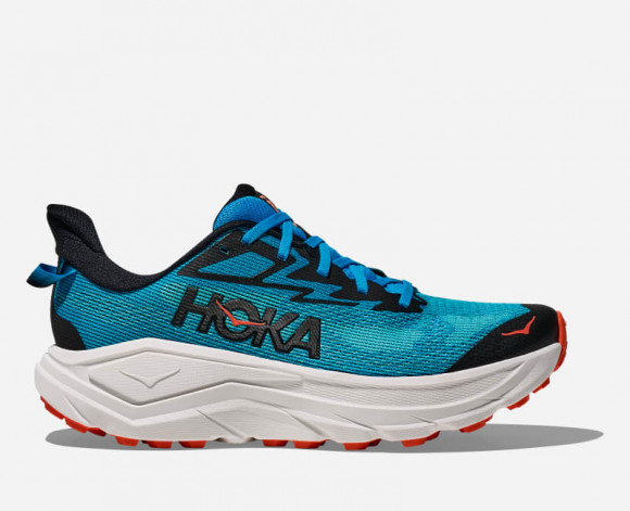 HOKA Men's Challenger 8 Road Running Shoes in Skyward Blue/White - 1168716-SBLW