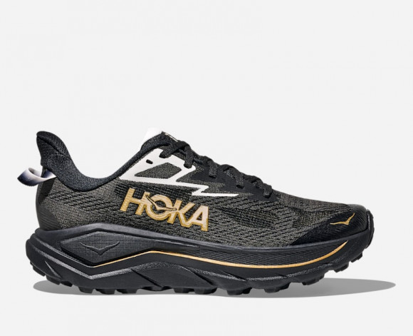 HOKA Women's Challenger 8 Road Running Shoes in Black/Gold - 1168717-BKGD